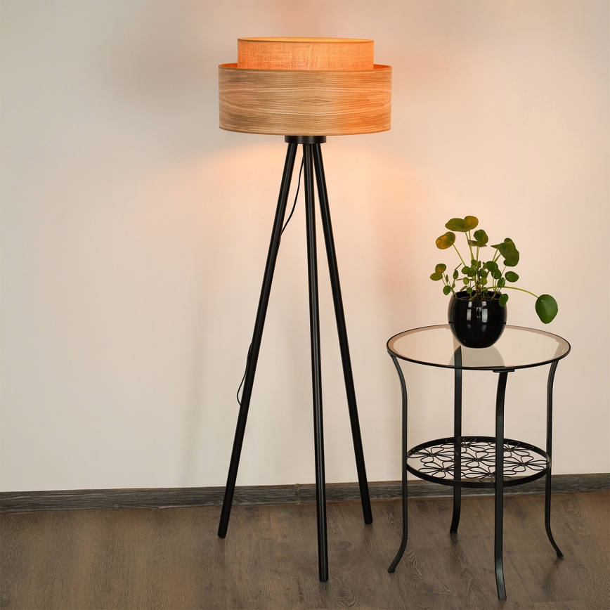 Brilagi - Lampadaire MONTANA BOHO 1xE27/15W/230V marron/noir