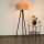 Brilagi - Lampadaire MONTANA BOHO 1xE27/15W/230V marron/noir