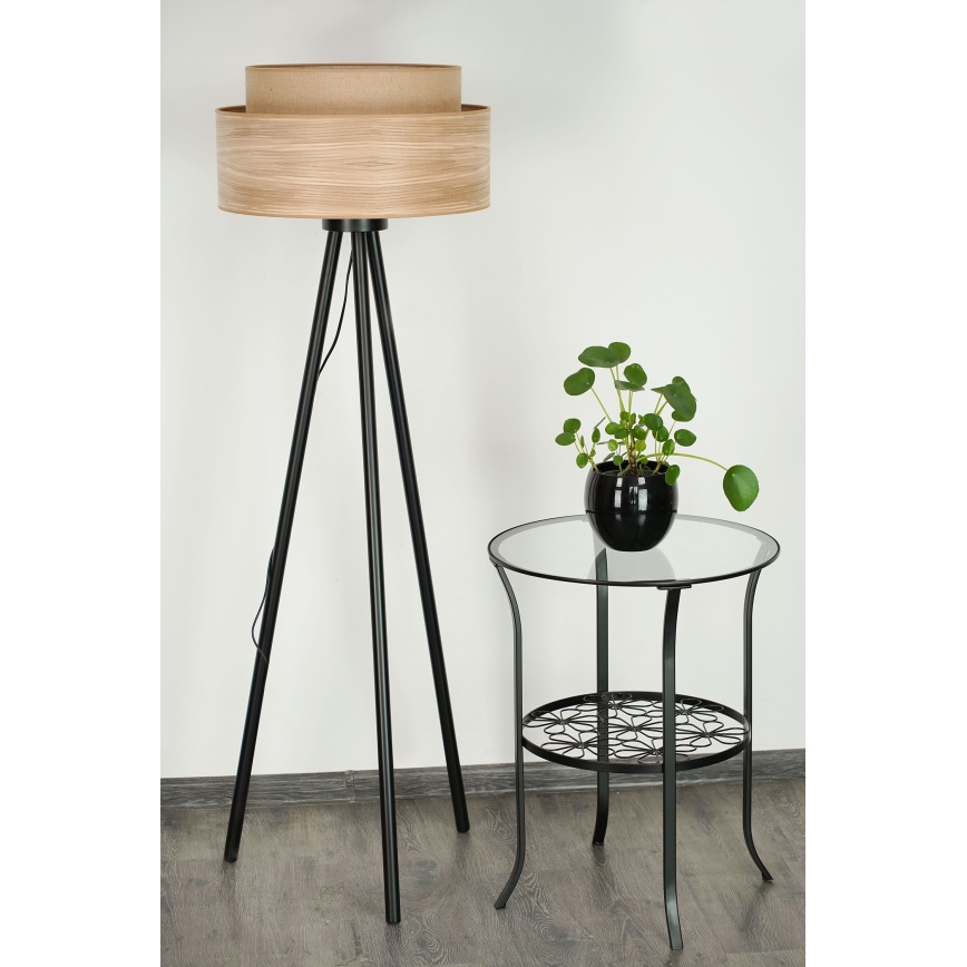 Brilagi - Lampadaire MONTANA BOHO 1xE27/15W/230V marron/noir