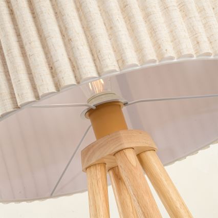 Brilagi - Lampadaire NORDIC WAVE 1xE27/15W/230V bois/lin