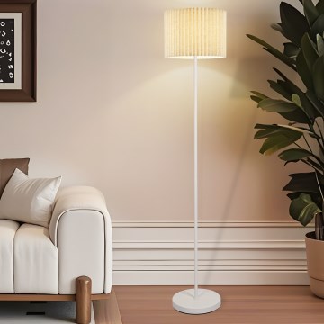 Brilagi - Lampadaire NORDIC WAVE 1xE27/15W/230V lin/blanc