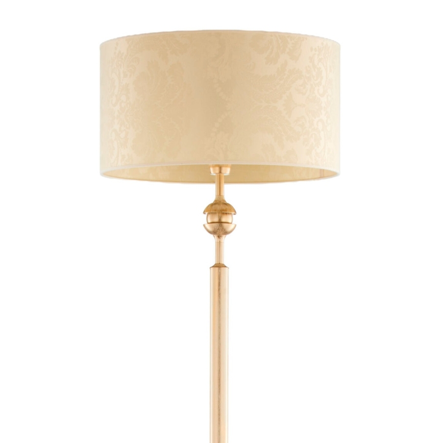 Brilagi - Lampadaire SAPHIRE 1xE27/15W/230V crème/doré/patiné