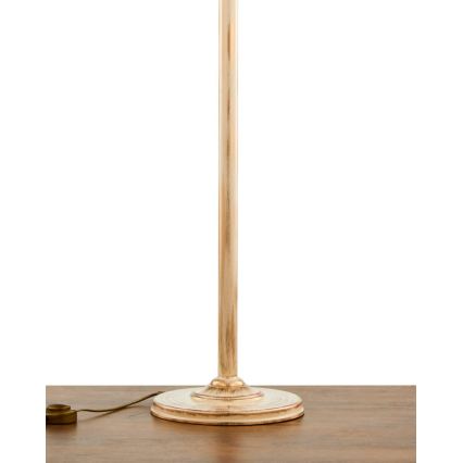 Brilagi - Lampadaire SAPHIRE 1xE27/15W/230V crème/doré/patiné
