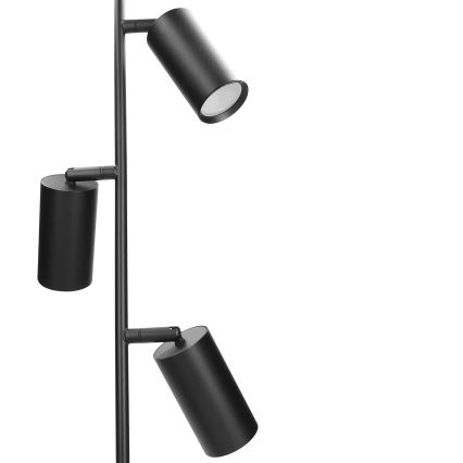 Brilagi - Lampadaire SELE 3xGU10/30W/230V noir