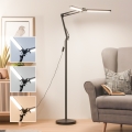 Brilagi - Lampadaire sur pied flexible VARIO LED, dimmable, 14W/230V, 3000-6000K, 157 cm, noir