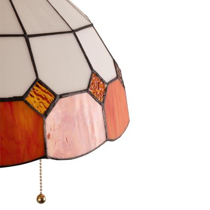 Brilagi - Lampadaire Tiffany en vitrail SIENNA 2xE27/60W/230V
