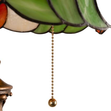 Brilagi - Lampadaire Tiffany en vitrail SUNFLOWER 2xE27/60W/230V
