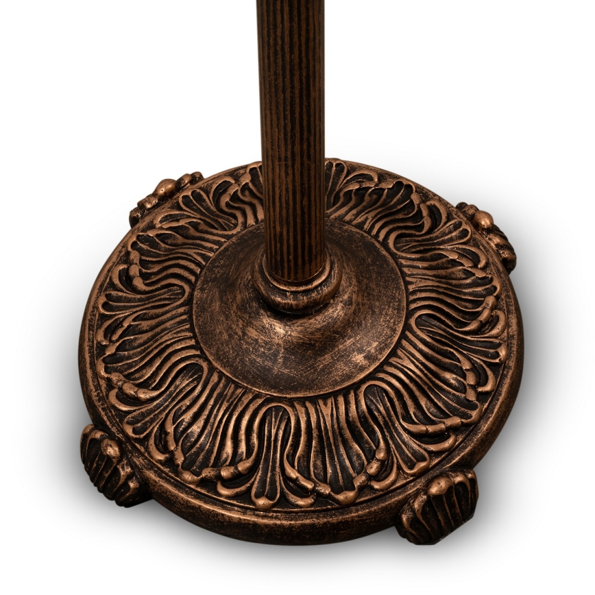 Brilagi - Lampadaire Tiffany en vitrail SUNFLOWER 2xE27/60W/230V