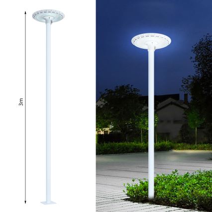 Brilagi - Lampadaire URBANSPARK LED/120W/230V blanc IP65