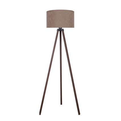 Brilagi - Lampadaire VELVET 1xE27/60W/230V marron/beige