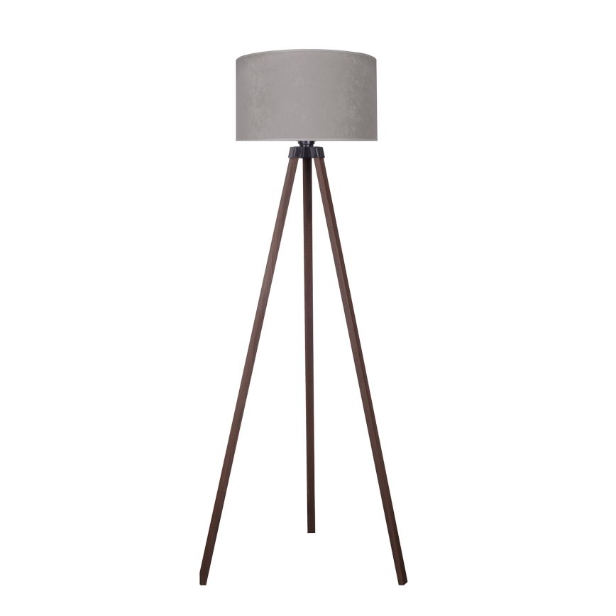 Brilagi - Lampadaire VELVET 1xE27/60W/230V marron/gris