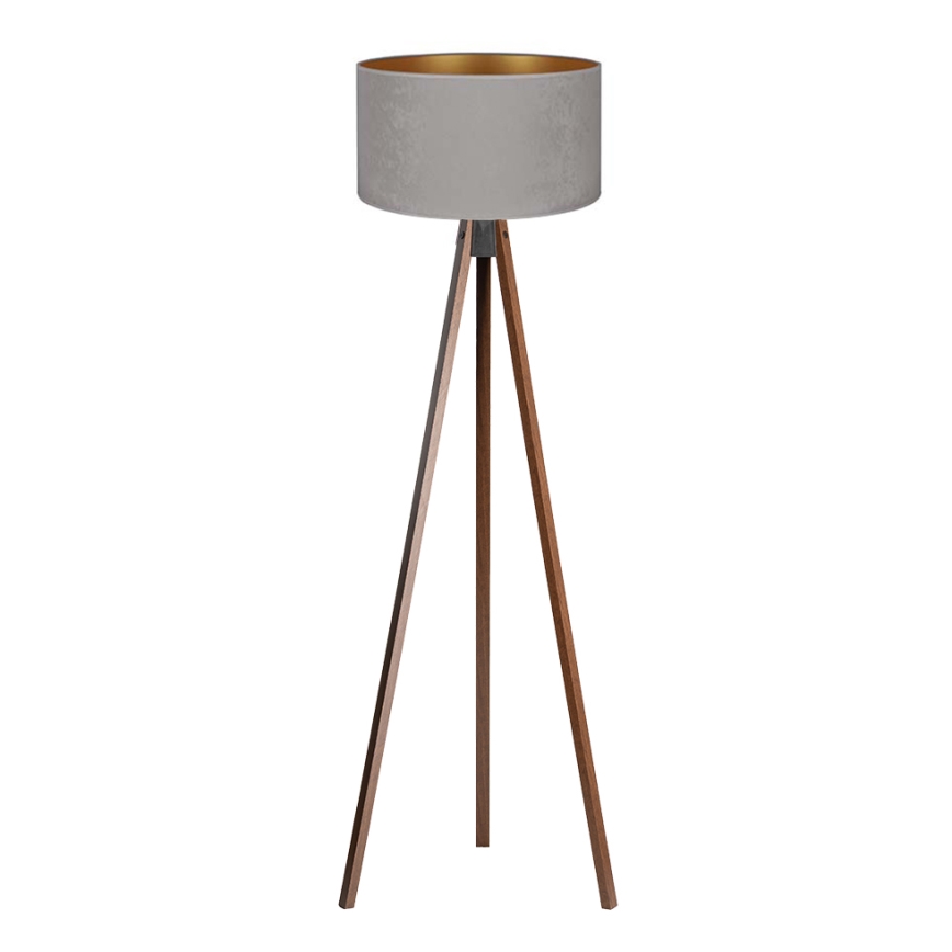 Brilagi - Lampadaire VELVET 1xE27/60W/230V wenge/gris