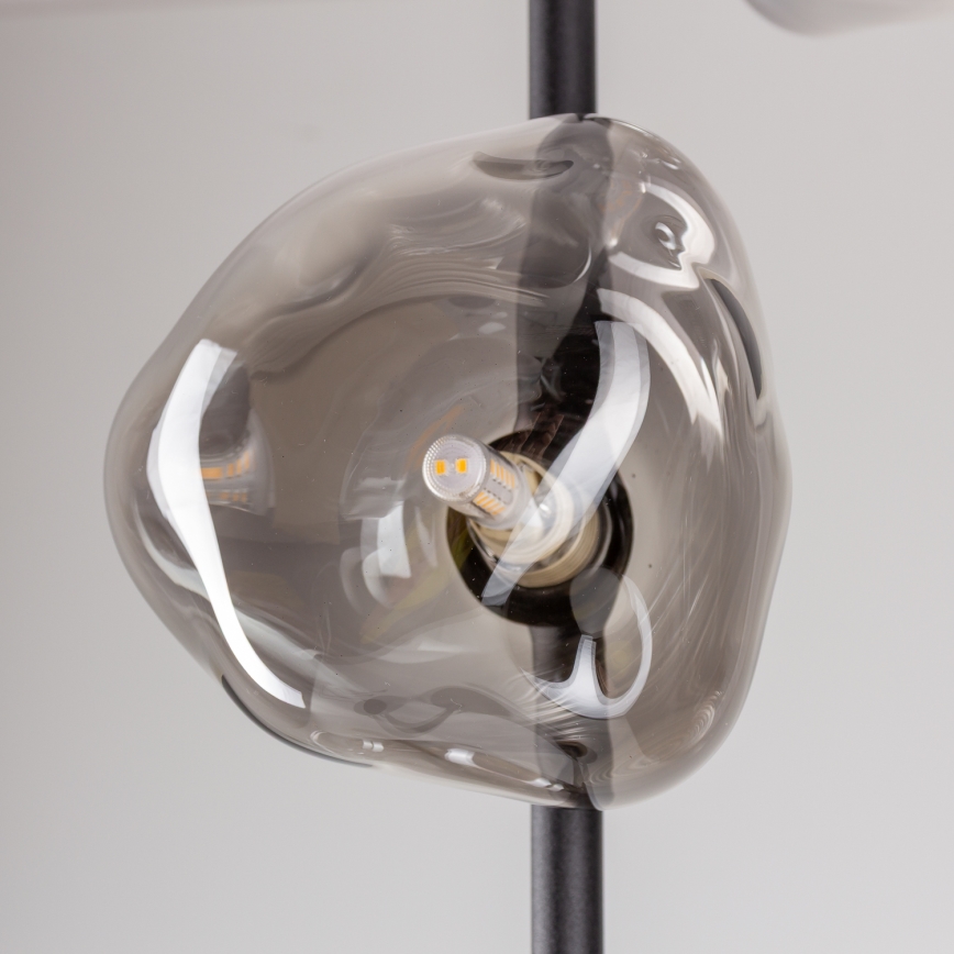 BRILAGI - Lampadaire VULCANO 3xG9/8W/230V noir/noir fumé