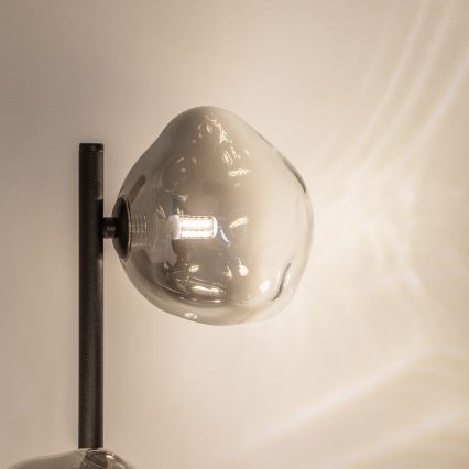 BRILAGI - Lampadaire VULCANO 3xG9/8W/230V noir/noir fumé