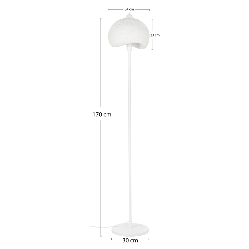 Brilagi - Lampadaire WABI SABI 1xE27/40W/230V blanc