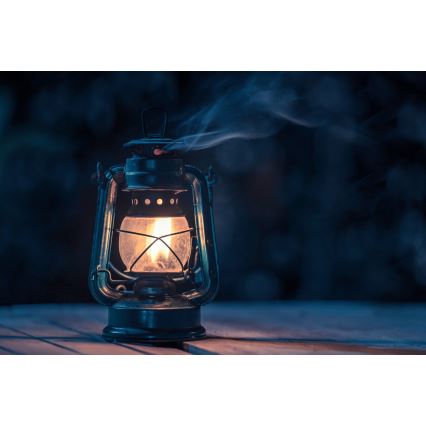 Brilagi - Lampe à huile LANTERN 19 cm bleu foncé