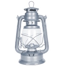 Brilagi - Lampe à huile LANTERNE 28 cm argentée