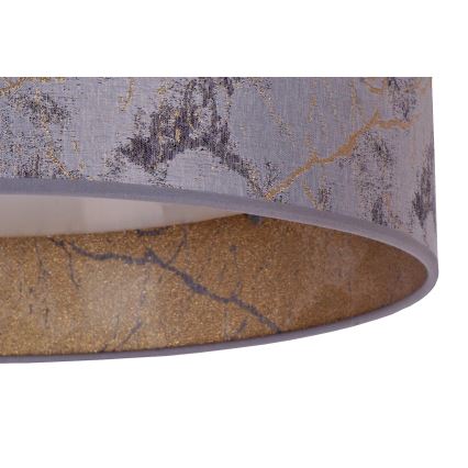 Brilagi - Plafonnier LED à intensité variable VELVET SMART LED/36W/230V d. 55 cm 2700-6500K Wi-Fi Tuya gris/doré + télécommande