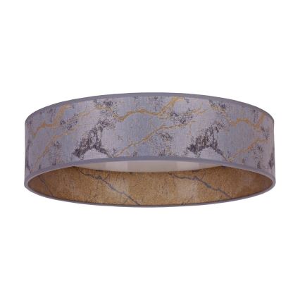Brilagi - Plafonnier LED à intensité variable VELVET SMART LED/36W/230V d. 55 cm 2700-6500K Wi-Fi Tuya gris/doré + télécommande