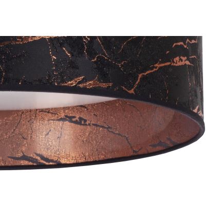Brilagi - Plafonnier à intensité variable VELVET SMART LED/24W/230V d. 45 cm 2700-6500K Wi-Fi Tuya noir/cuivre + Télécommande