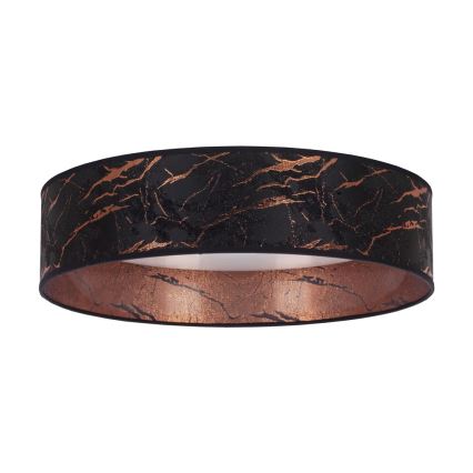Brilagi - Plafonnier à intensité variable VELVET SMART LED/24W/230V d. 45 cm 2700-6500K Wi-Fi Tuya noir/cuivre + Télécommande