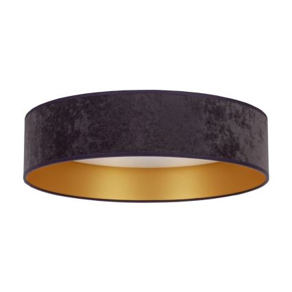 Brilagi - Plafonnier à intensité variable VELVET SMART LED/36W/230V d. 55 cm 2700-6500K Wi-Fi Tuya gris/doré + Télécommande