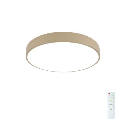 Brilagi - Applique de plafond dimmable POOL LED/48W/230V 3000-6000K de 40 cm beige + télécommande