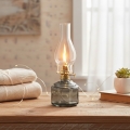 Brilagi - Lampe à pétrole MERLIN fumée/grise