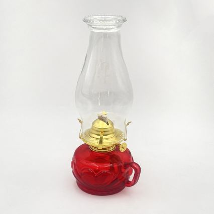Brilagi - Lampe à pétrole MERLIN rouge
