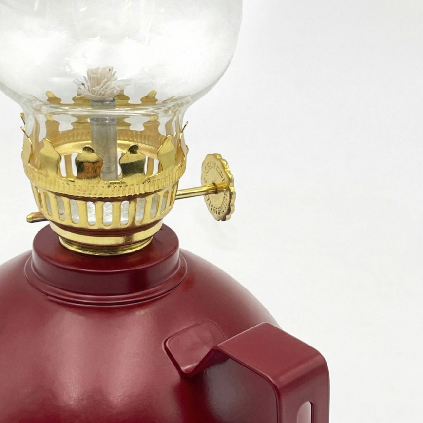 Brilagi - Lampe à pétrole MERLIN rouge