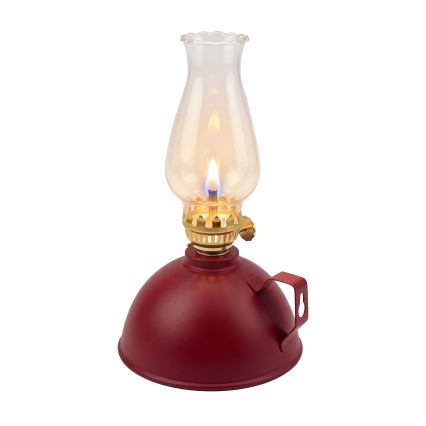 Brilagi - Lampe à pétrole MERLIN rouge