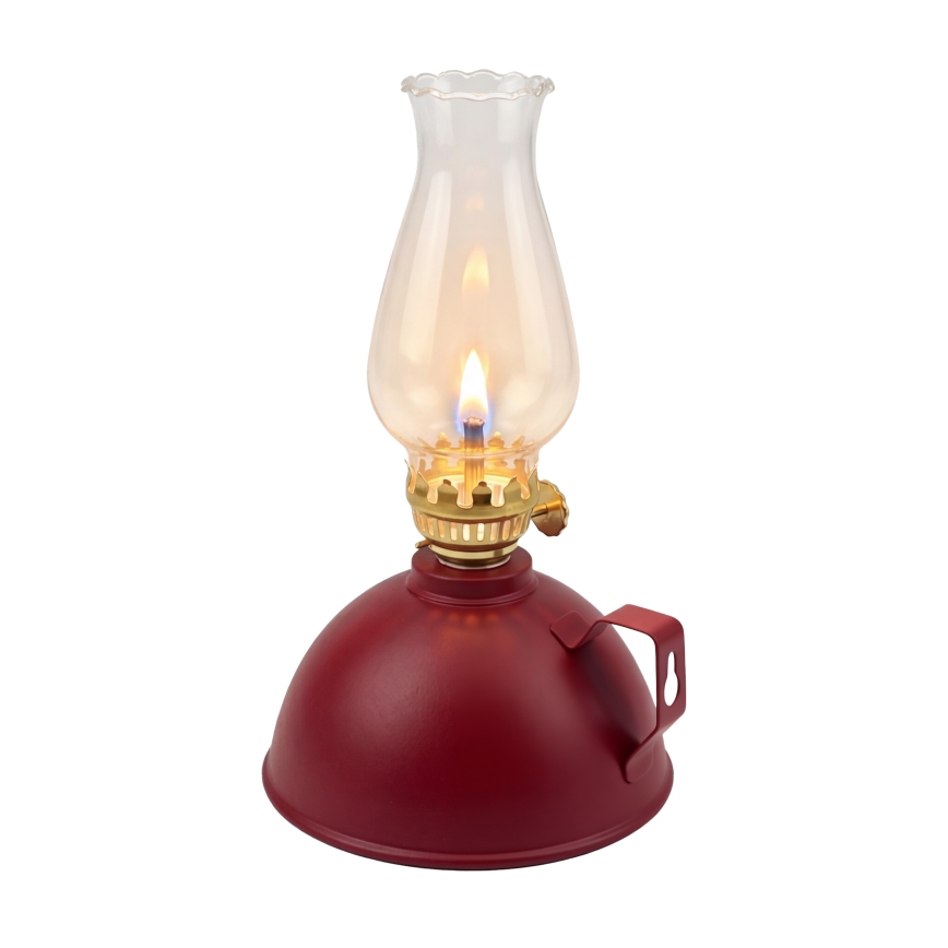 Brilagi - Lampe à pétrole MERLIN rouge
