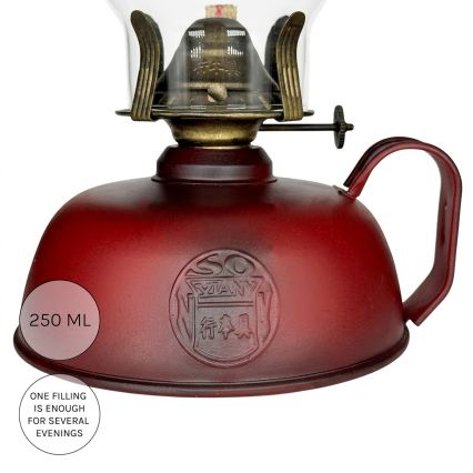 Brilagi - Lampe à pétrole MERLIN rouge
