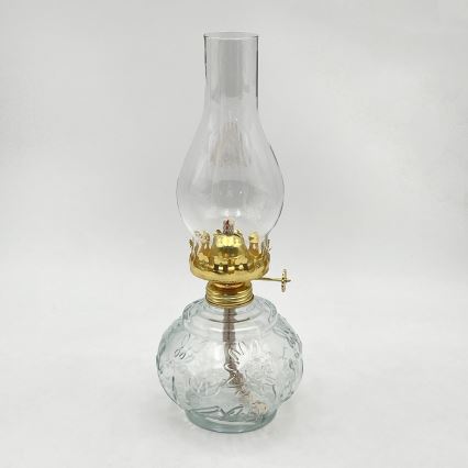 Brilagi - Lampe à pétrole MERLIN transparente