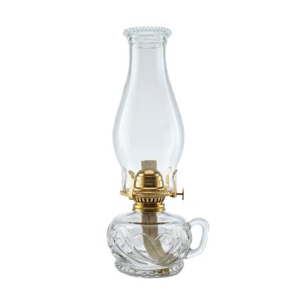 Brilagi - Lampe à pétrole MERLIN transparente