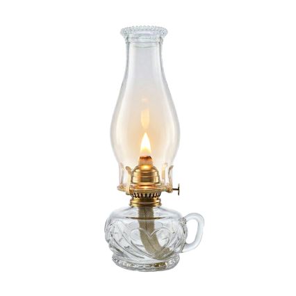 Brilagi - Lampe à pétrole MERLIN transparente