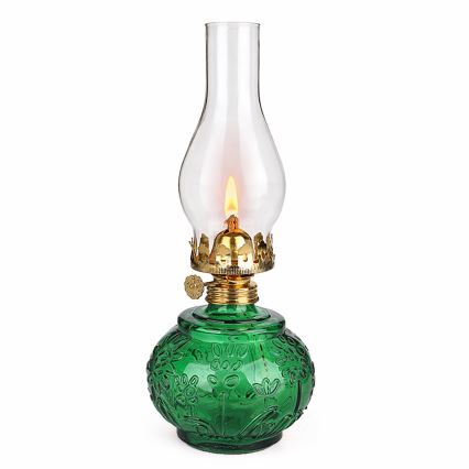 Brilagi - Lampe à pétrole MERLIN verte