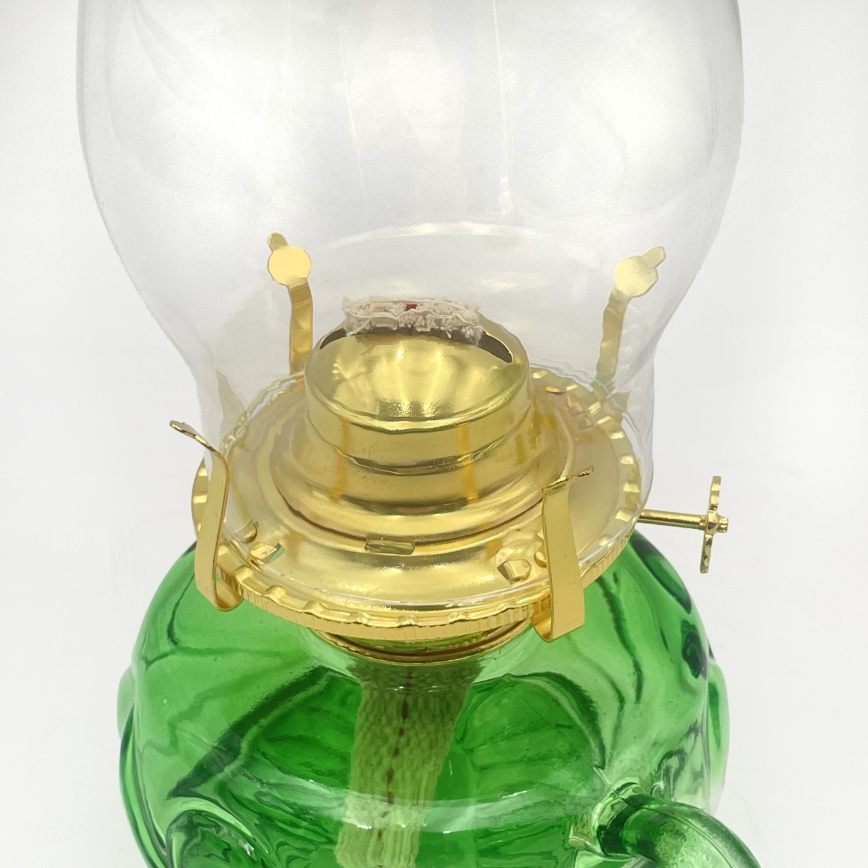 Brilagi - Lampe à pétrole MERLIN verte