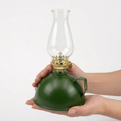 Brilagi - Lampe à pétrole MERLIN verte