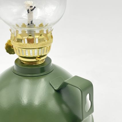 Brilagi - Lampe à pétrole MERLIN verte