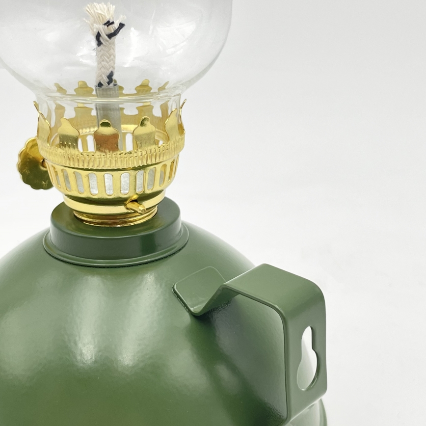 Brilagi - Lampe à pétrole MERLIN verte
