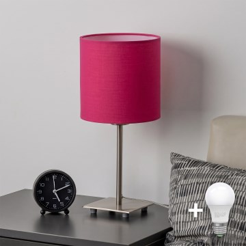 Brilagi - lampe à poser LED NUBILA 1xE27/60W/230V rose