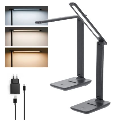 Brilagi - Lampe de bureau LED dimmable VARIO LED/7W/230V 3000/4000/6500K anthracite