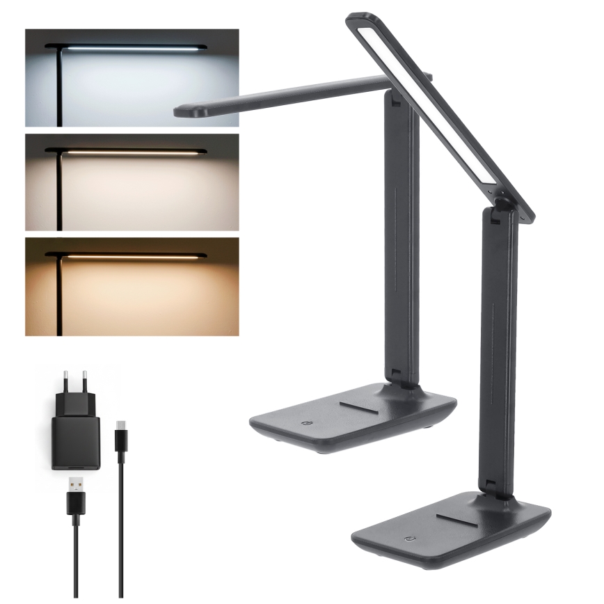 Brilagi - Lampe de bureau LED dimmable VARIO LED/7W/230V 3000/4000/6500K anthracite