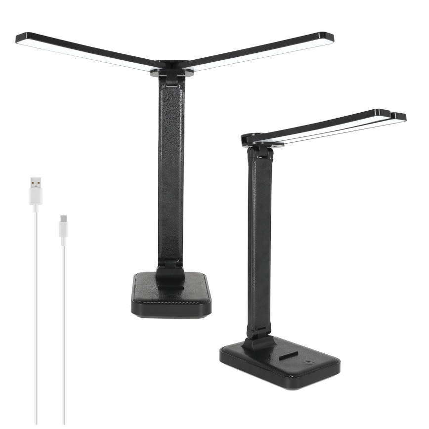 BRILAGI - Lampe de bureau LED à intensité variable MODO DUO LED/8W/5V 3000/4000/6500K noire