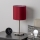 Brilagi - Lampe de bureau LED NUBILA 1xE27/60W/230V rouge pompéien