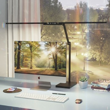 Brilagi - Lampe de bureau tactile dimmable à LED VARIO LED/24W/230V 3000-6500K CRI 92 noire