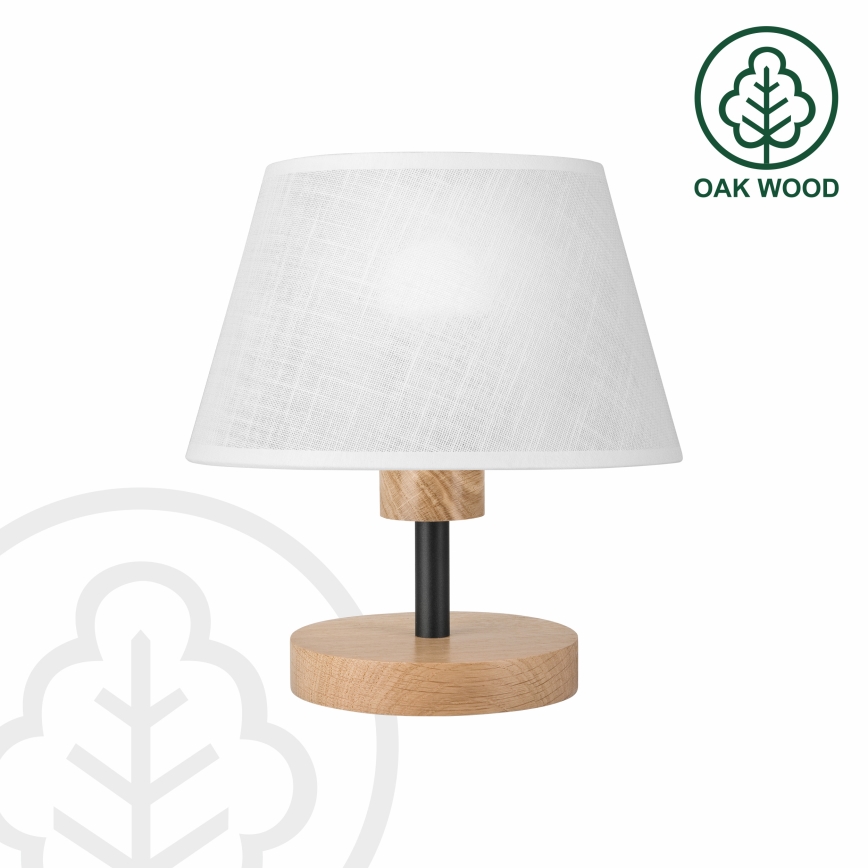 Brilagi - Lampe de table ANTHONY 1xE27/60W/230V chêne/blanc