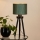 Brilagi - Lampe de table BOSTON ROLLER 1xE27/15W/230V paille vert/doré
