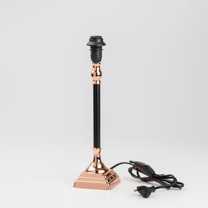 BRILAGI - Lampe de table CERIA 1xE14/40W/230V Ø 20,5 cm noire/cuivrée/grise